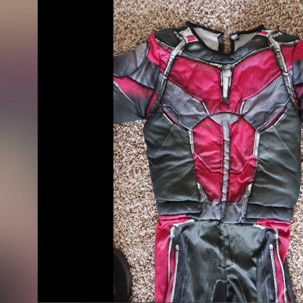 Antman costume kids large muscle suit